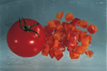 TK Tomatenwürfel mit /ohne Haut, IQF