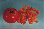 TK Tomatenwürfel mit /ohne Haut, IQF